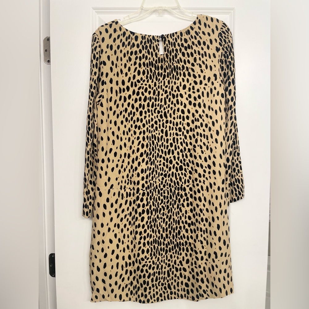 Modern J. Crew Animal Print Shift Dress